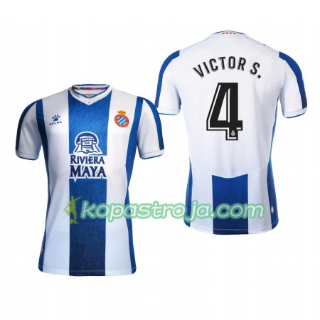 Billiga Fotbollströjor RCD Espanyol Victor Sanchez 4 Hemma tröja 2019/20 Kortärmad